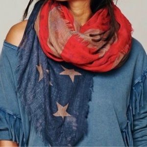 Free People American Flag Scarf